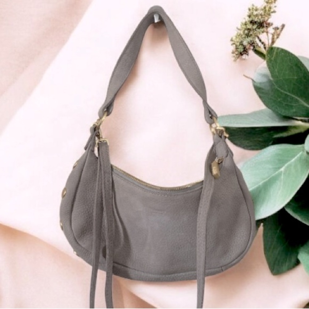 Hammitt Becker Small Suede Leather Shoulder Bag
